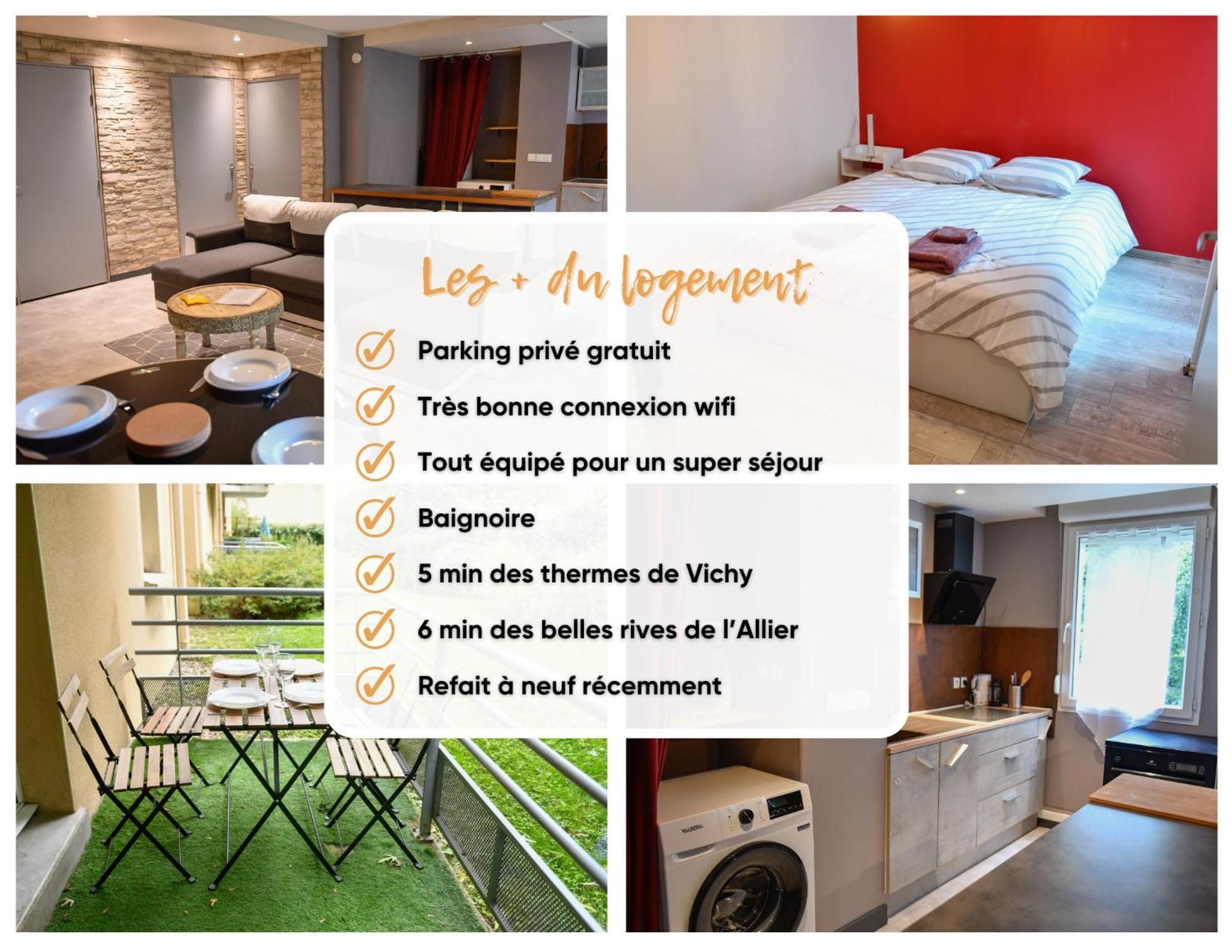 Calme Et Terrasse Privee Pres De Vichy Apartment Белерив-сюр-Алие Екстериор снимка